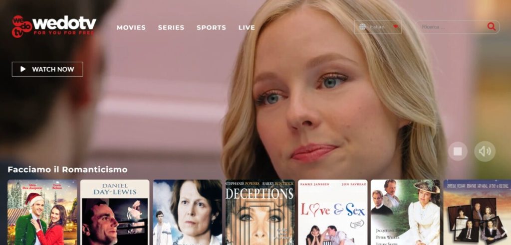 wedotv screenshot 1