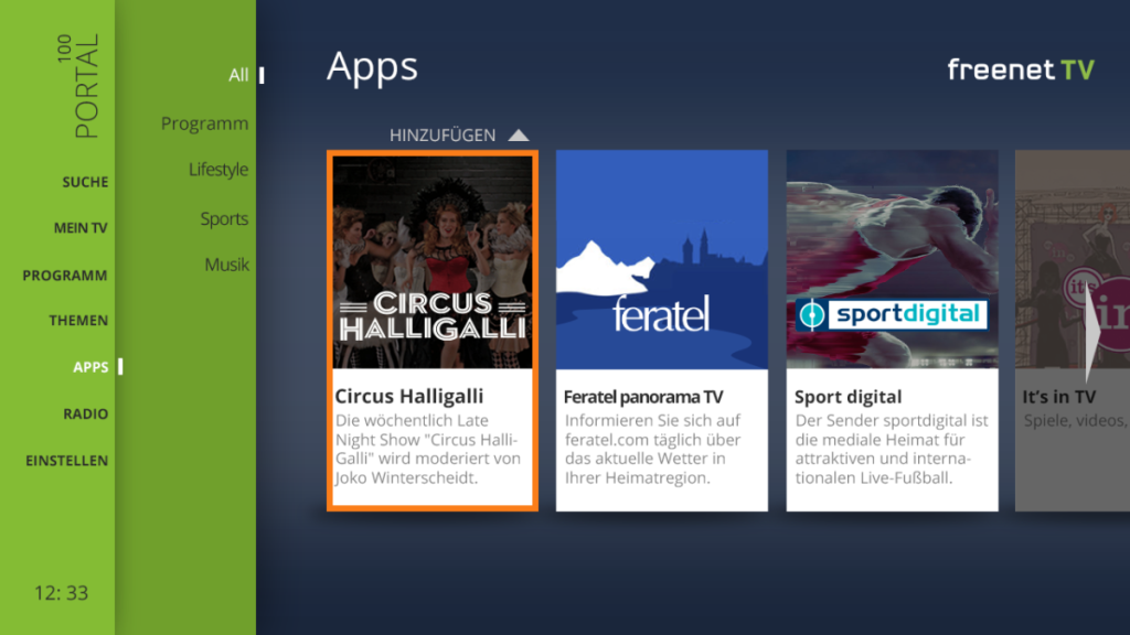 Freenet TV screenshot 1
